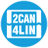 2CAN и 4LIN интерфейс